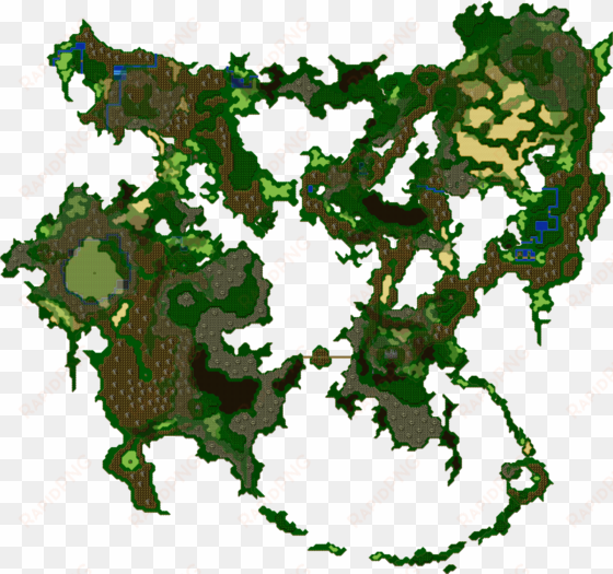 final fantasy v home and alien worlds overlapped - ff5 merged world map