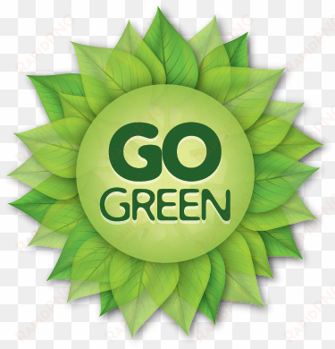 find us on facebook - go green logo png