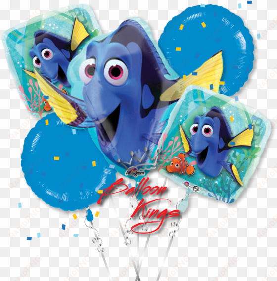 Finding Dory Bouquet - Finding Dory Balloon - 18" Foil (each) transparent png image