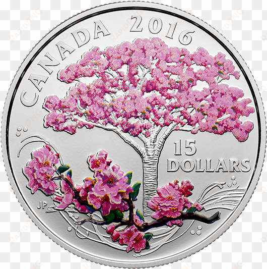 fine silver coloured coin celebration of spring - coin