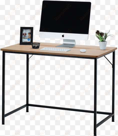 fineboard 39" home office computer desk writing table, - industrial hall table kmart