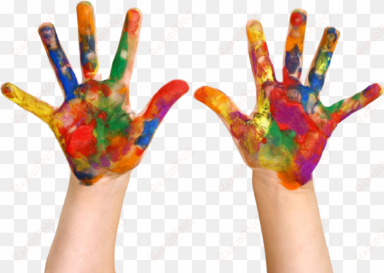 finger painting png - kids art