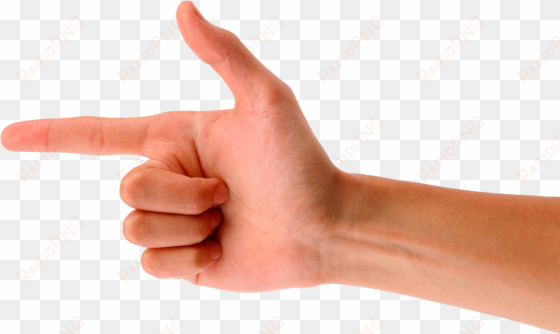 finger png image - hand in shape of gun