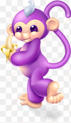 fingerlings mia purple baby monkey fingerling - fingerlings mia