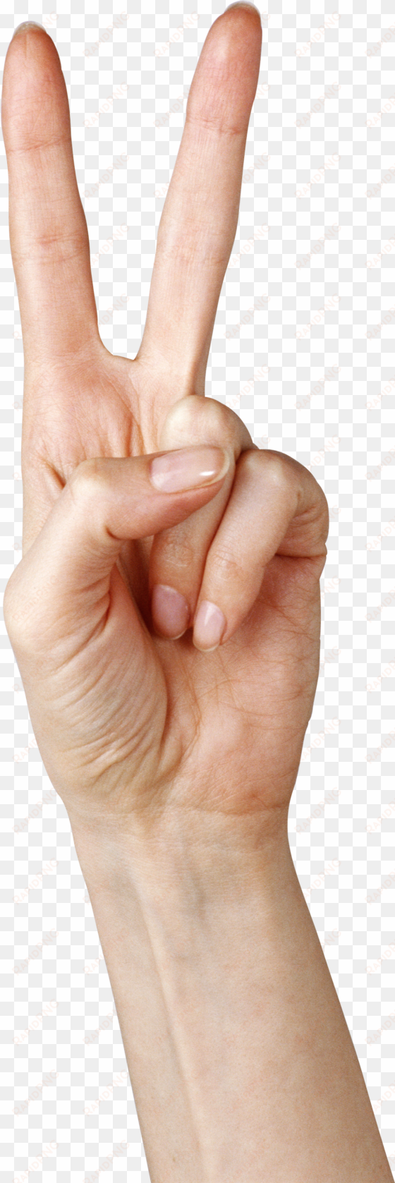 fingers png clipart - hand two finger png