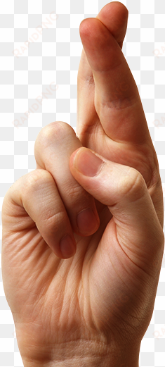 fingers png image - fingers crossed transparent background