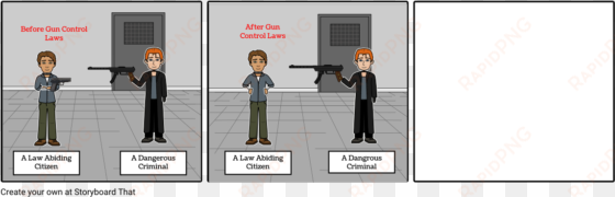 finished gun control cartoon - cartoon