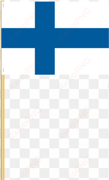 finland cotton stick flag - finnish flag no background