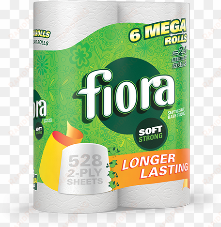 fiora® toilet paper mega rolls - fiora bath tissue mega rolls