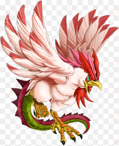 fire breathing cockatrice transparent - cockatrice png