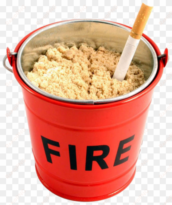 fire bucket png background image - suck uk fire bucket ashtray