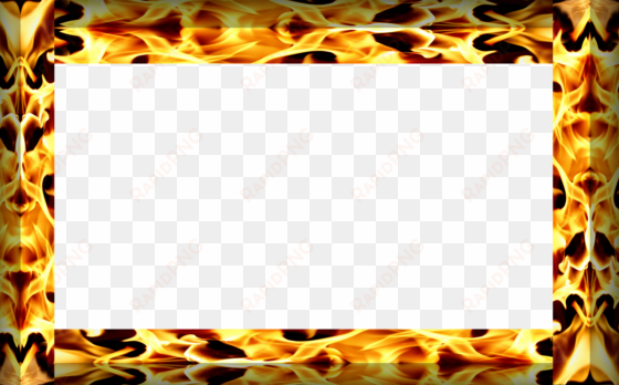 fire clipart frame - fire