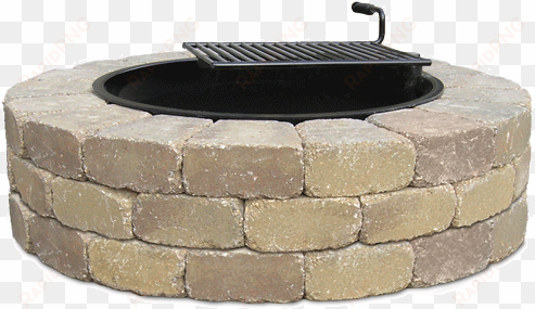 fire pit kit ring with grate - fire ring