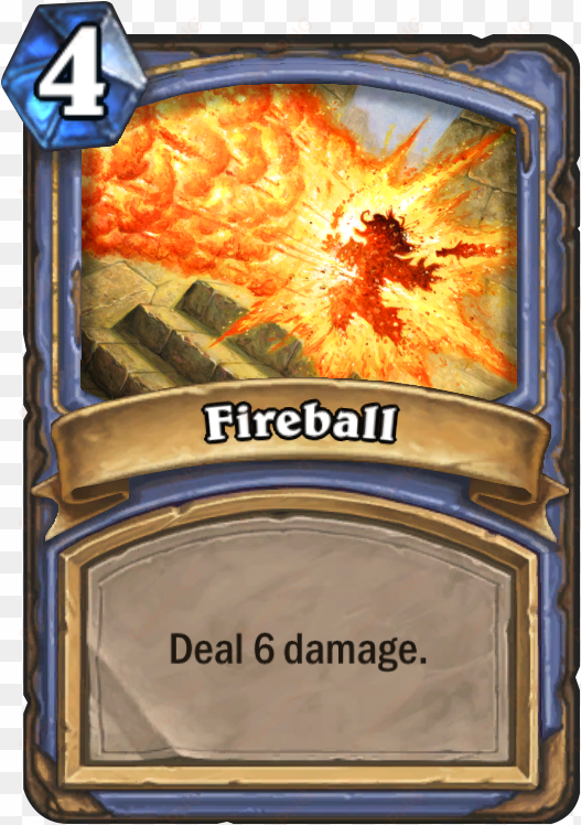 fireball card - fireball hearthstone