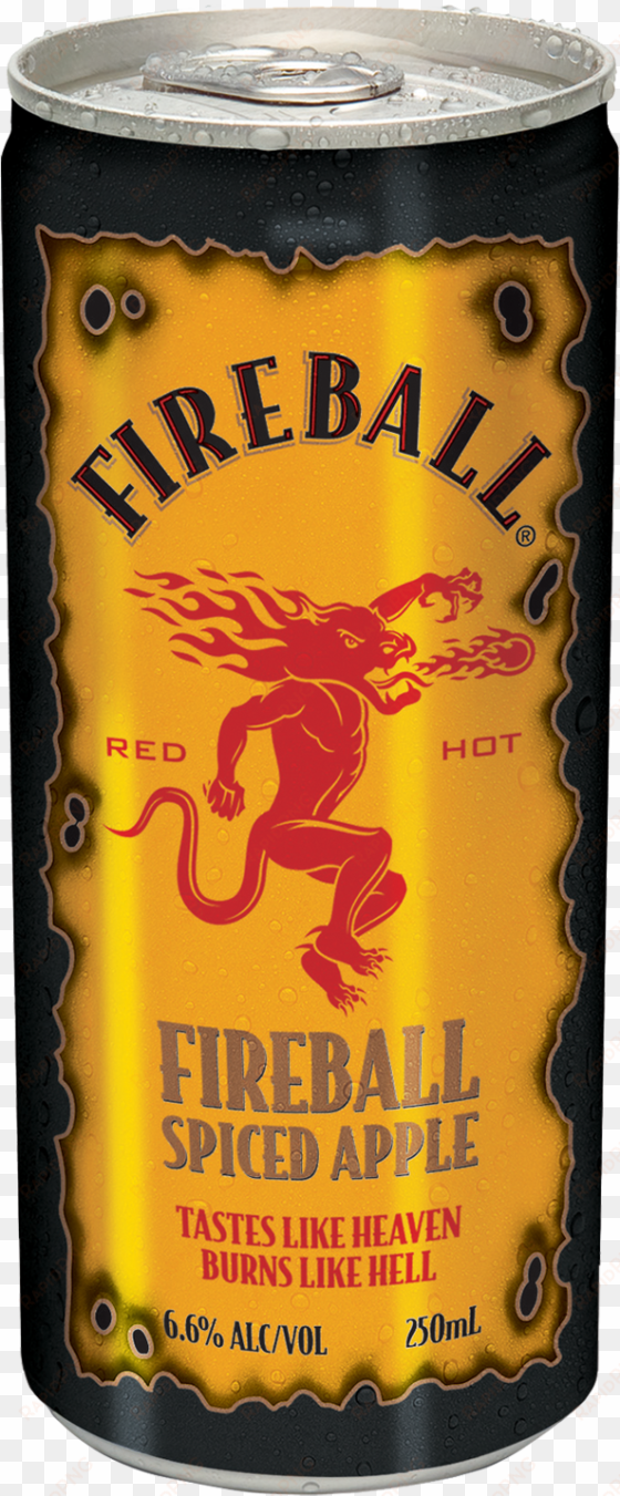 fireball spiced apple cans 250ml - fireball premix