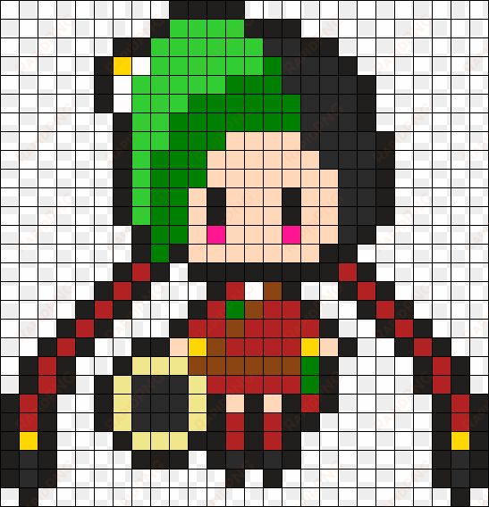 Firecracker Jinx Perler Bead Pattern / Bead Sprite - Jinx Perler Beads transparent png image