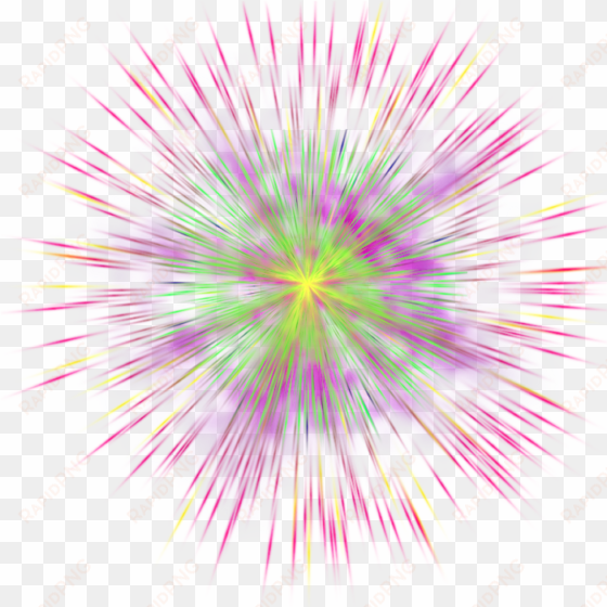 firework explosion no background