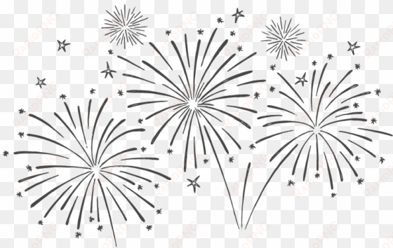 fireworks celebration png pic - sketch