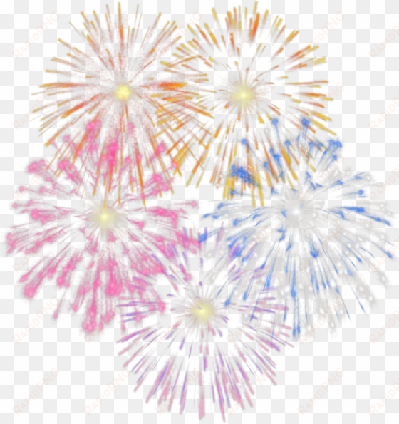 fireworks clip watercolor - fuegos artificiales animados png