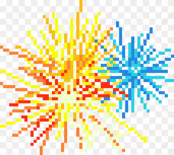 fireworks - pixel fireworks png