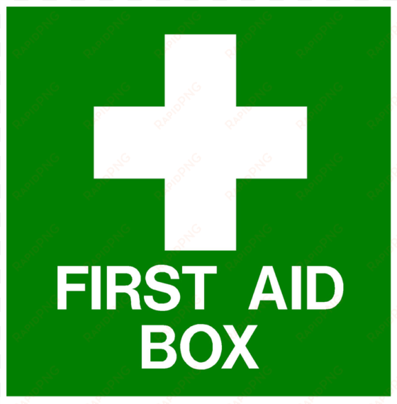 first aid box sign health and safety transparent image - first aid kit safety sign