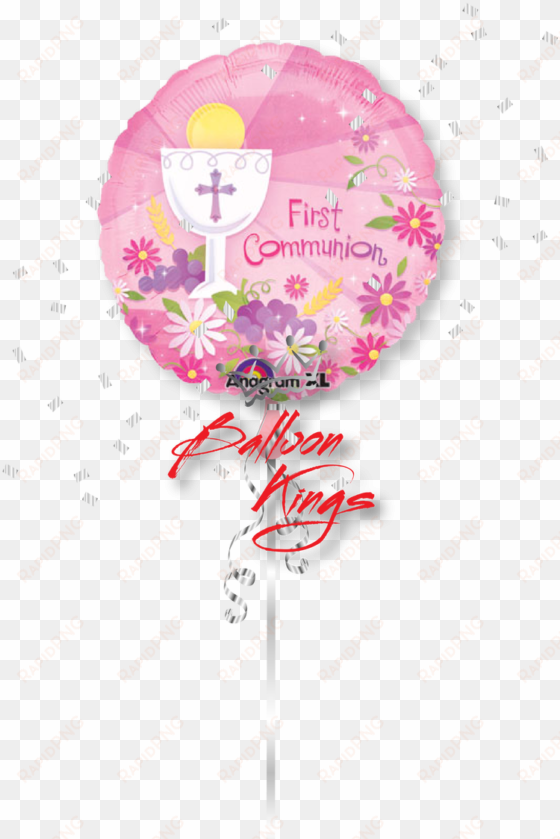 first communion chalice girl - anagram international first communion flat balloon,