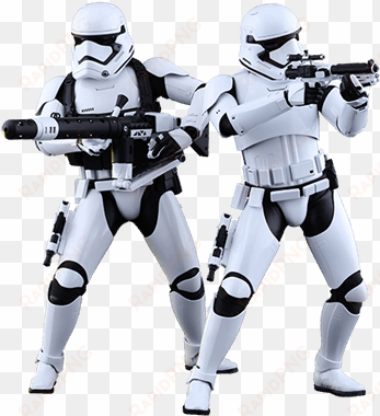 First Order Stormtrooper Sixth Scale Figure Set transparent png image