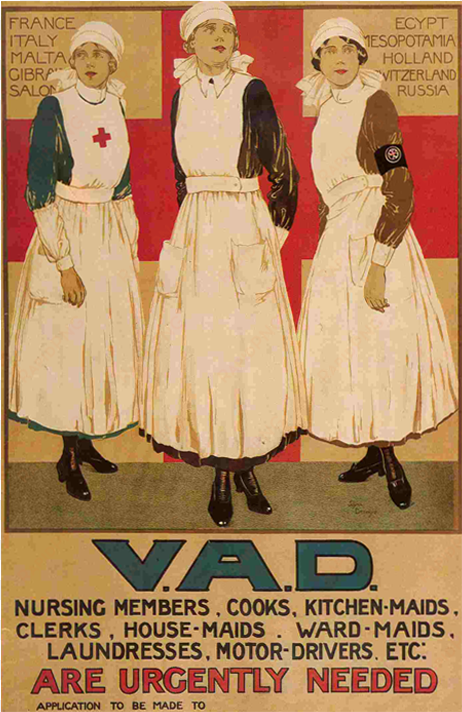 first world war recruitment poster by artist joyce - wwi british nurse propaganda