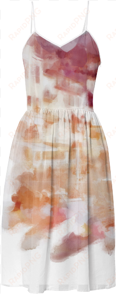 fisherman's town abstract watercolor summer dress $125 - cocktail dress