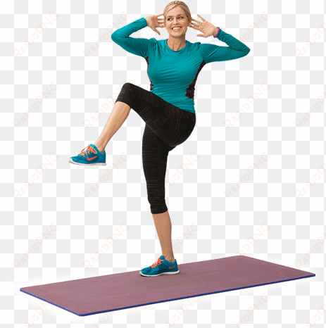 fitness classes - aerobic woman png