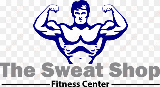 fitness logo design for the sweat shop fitness center - fitness center gym logo