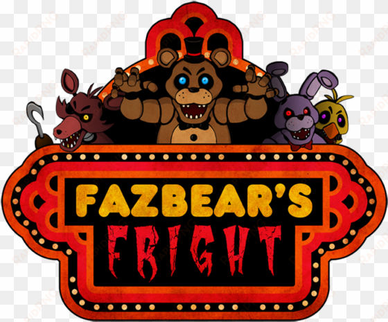 five nights at freddy's fazbear's fright logo by kaizerin - fazbear's fright