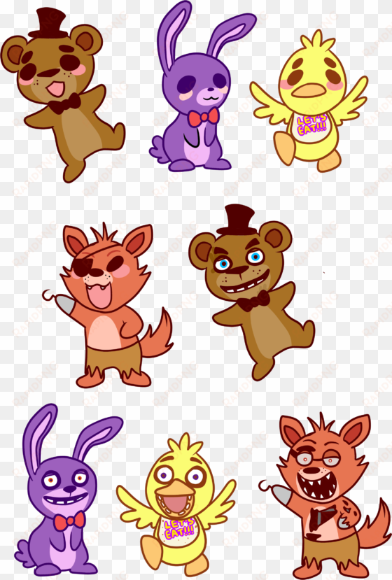 five nights at freddy's stickers - five nights at freddy's characters cute