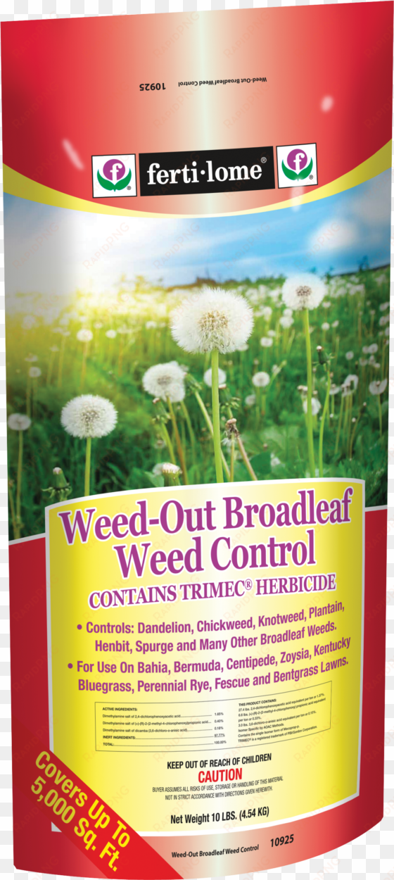 Fl Weed Out Broadleaf Weed Control 10925 - Lawn Winterizer, 25-0-6, Covers 5,000-sq. Ft., 20-lbs. transparent png image