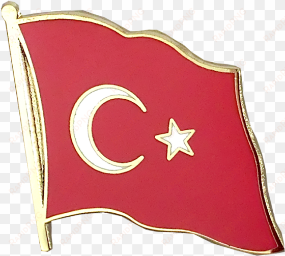 flag lapel pin - royal flag of turkey