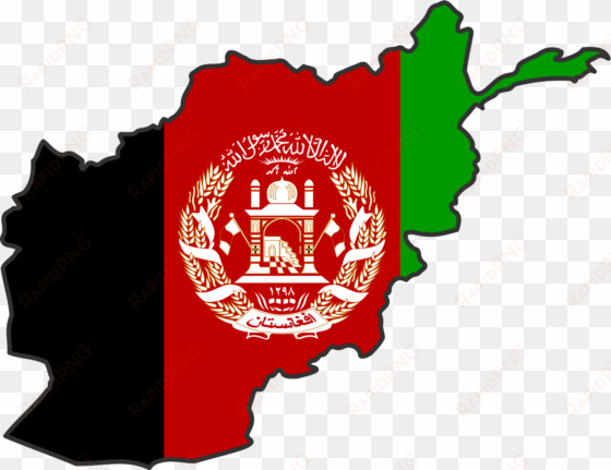 flag map of afghanistan - afghanistan map with flag