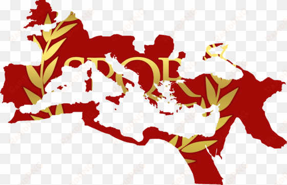 flag map of the roman empire - roman empire png
