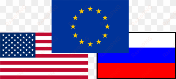 flag mix united states russia eu - eu russia and usa