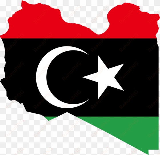 flag of libya italian libya map - libya map and flag
