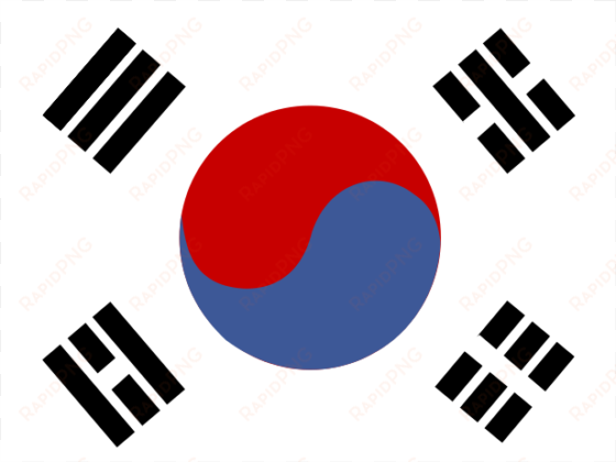 flag of republic of korea logo png transparent - south korea flag