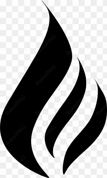 flame silhouette png - black flame logo