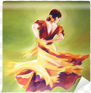 flamenco dancer greeting card