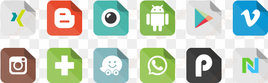 Flat Social Icons - Professional Design, Llc transparent png image