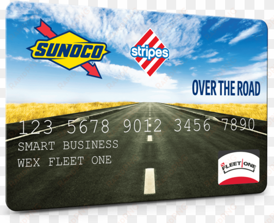 fleet gas cards for business commercial credit sunoco - stripes convenience stores