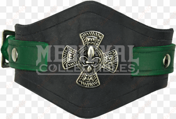 fleur de lis leather wrist cuffs - fleur de lis leather