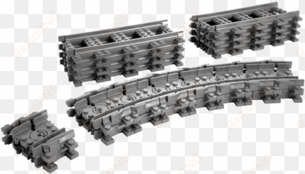 flexible tracks - lego 7499 city flexible and straight train tracks