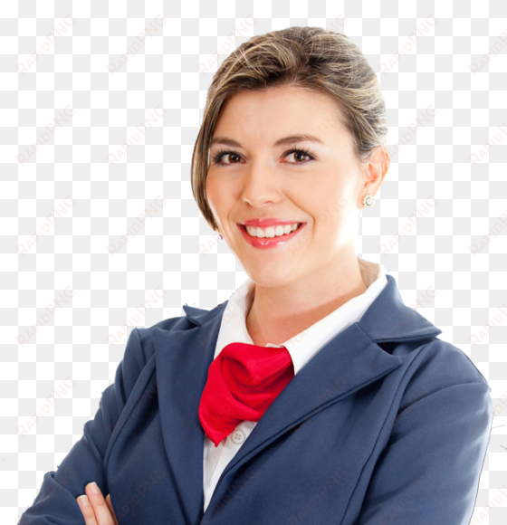 flight attendant png clipart - flight attendant