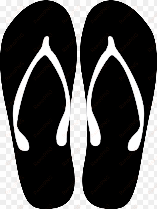 flip flop silhouette clip art at getdrawings - flip flops silhouette