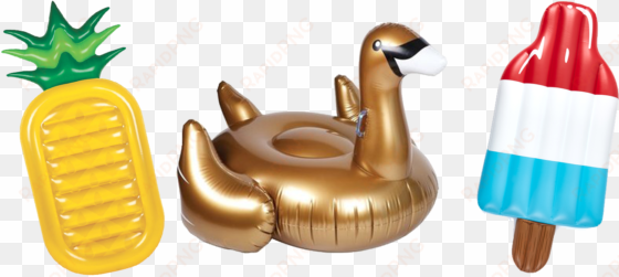 float sound off champagne - giant gold swan float