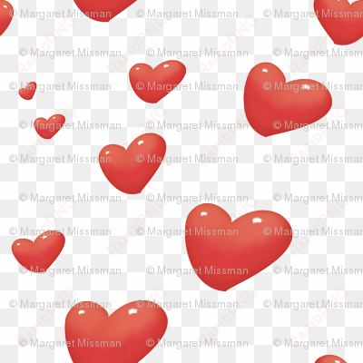 floating hearts, heart balloons - heart
